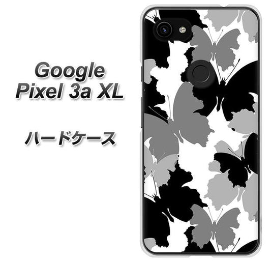 Google Pixel 3a XL 高画質仕上げ 背面印刷 ハードケース【1336 夜の蝶】