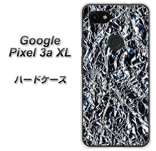 Google Pixel 3a XL 高画質仕上げ 背面印刷 ハードケース【EK835  スタイリッシュアルミシルバー】