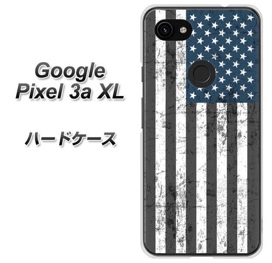 Google Pixel 3a XL 高画質仕上げ 背面印刷 ハードケース【EK864 アメリカンフラッグビンテージ】