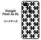 Google Pixel 3a XL 高画質仕上げ 背面印刷 ハードケース【IB903  ジグソーパズル_モノトーン】