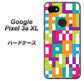 Google Pixel 3a XL 高画質仕上げ 背面印刷 ハードケース【IB916  ブロックアルファベット】
