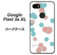 Google Pixel 3a XL 高画質仕上げ 背面印刷 ハードケース【OE834 滴 水色×ピンク】