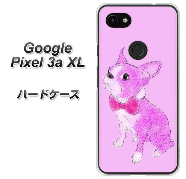 Google Pixel 3a XL 高画質仕上げ 背面印刷 ハードケース【YD852 ボストンテリア03】