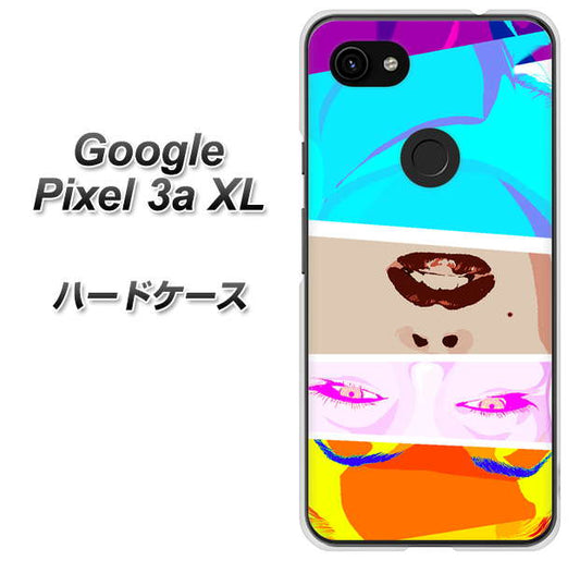 Google Pixel 3a XL 高画質仕上げ 背面印刷 ハードケース【YJ211 マリリンモンローデザイン（D）】