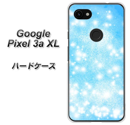 Google Pixel 3a XL 高画質仕上げ 背面印刷 ハードケース【YJ289 デザインブルー】