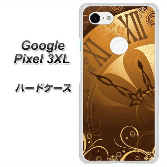 Google Pixel 3XL 高画質仕上げ 背面印刷 ハードケース【185 時を刻む針】
