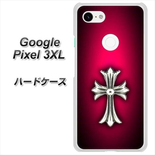 Google Pixel 3XL 高画質仕上げ 背面印刷 ハードケース【249 クロスレッド】