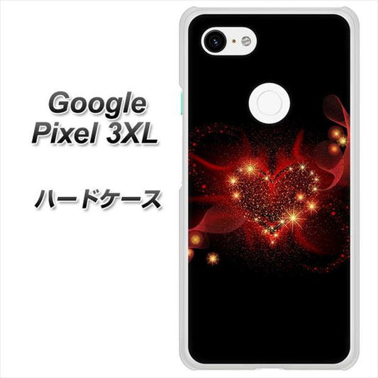 Google Pixel 3XL 高画質仕上げ 背面印刷 ハードケース【382 ハートの創生】