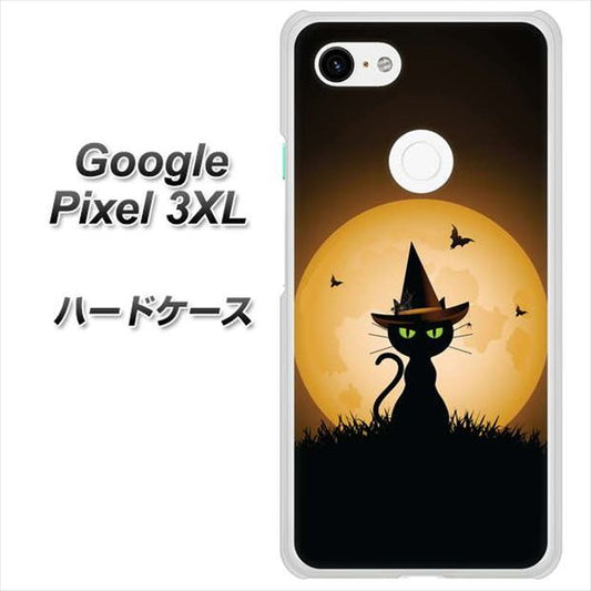 Google Pixel 3XL 高画質仕上げ 背面印刷 ハードケース【440 猫の魔法使い】