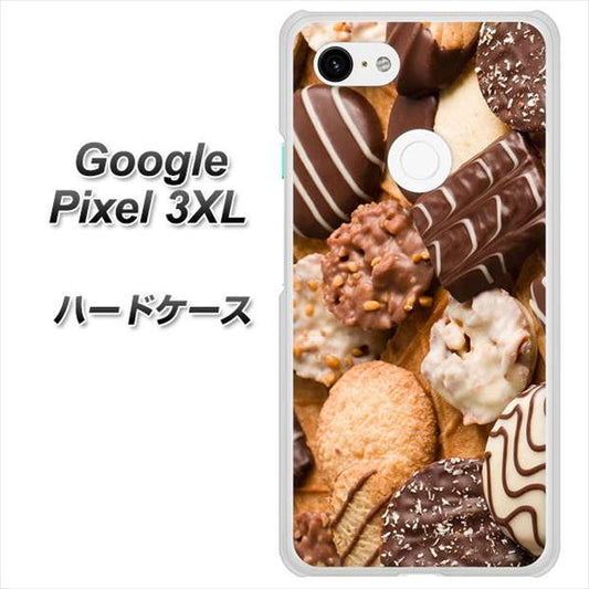 Google Pixel 3XL 高画質仕上げ 背面印刷 ハードケース【442 クッキー mix】