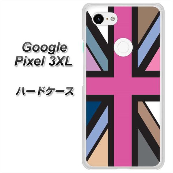 Google Pixel 3XL 高画質仕上げ 背面印刷 ハードケース【507 ユニオンジャック デスカラー】