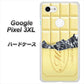 Google Pixel 3XL 高画質仕上げ 背面印刷 ハードケース【553 板チョコ－ホワイト】