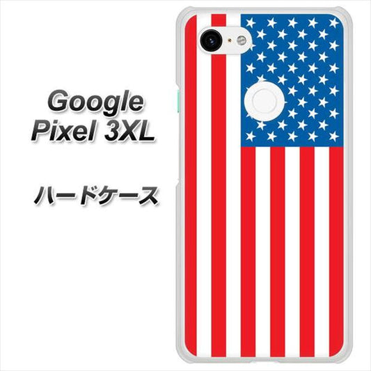 Google Pixel 3XL 高画質仕上げ 背面印刷 ハードケース【659 アメリカ】