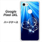 Google Pixel 3XL 高画質仕上げ 背面印刷 ハードケース【702 スイミングハート】