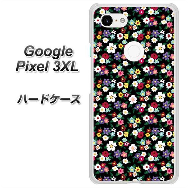 Google Pixel 3XL 高画質仕上げ 背面印刷 ハードケース【778 マイクロリバティプリントBK】