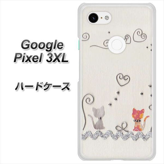 Google Pixel 3XL 高画質仕上げ 背面印刷 ハードケース【1103 クラフト写真ネコ】