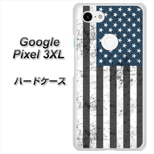 Google Pixel 3XL 高画質仕上げ 背面印刷 ハードケース【EK864 アメリカンフラッグビンテージ】