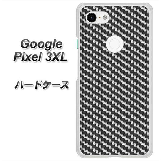 Google Pixel 3XL 高画質仕上げ 背面印刷 ハードケース【EK877 ブラックカーボン】