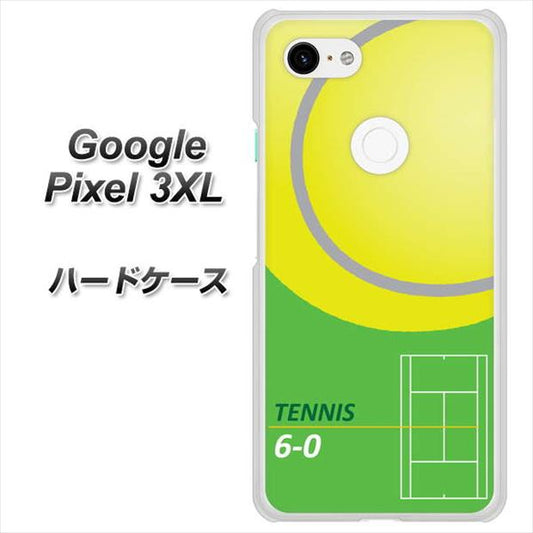 Google Pixel 3XL 高画質仕上げ 背面印刷 ハードケース【IB920  TENNIS】