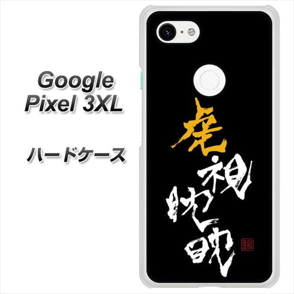 Google Pixel 3XL 高画質仕上げ 背面印刷 ハードケース【OE803 虎視眈々】