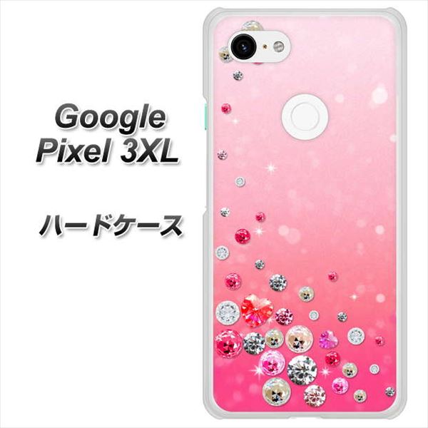 Google Pixel 3XL 高画質仕上げ 背面印刷 ハードケース【SC822 スワロデコ風プリント】