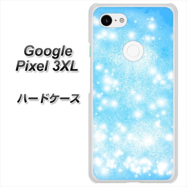 Google Pixel 3XL 高画質仕上げ 背面印刷 ハードケース【YJ289 デザインブルー】