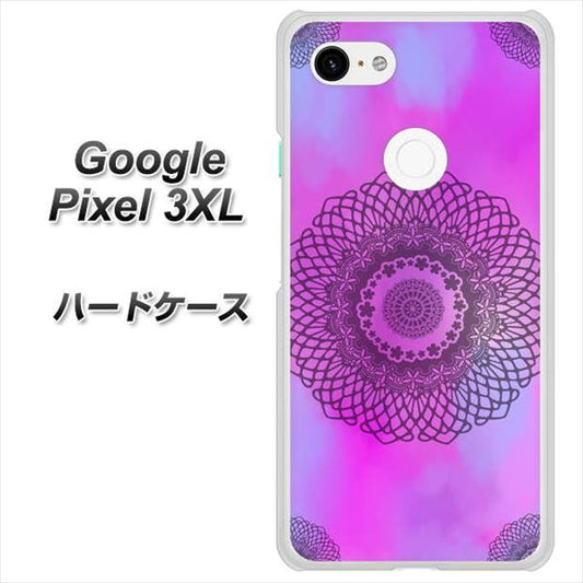 Google Pixel 3XL 高画質仕上げ 背面印刷 ハードケース【YJ344 レース】