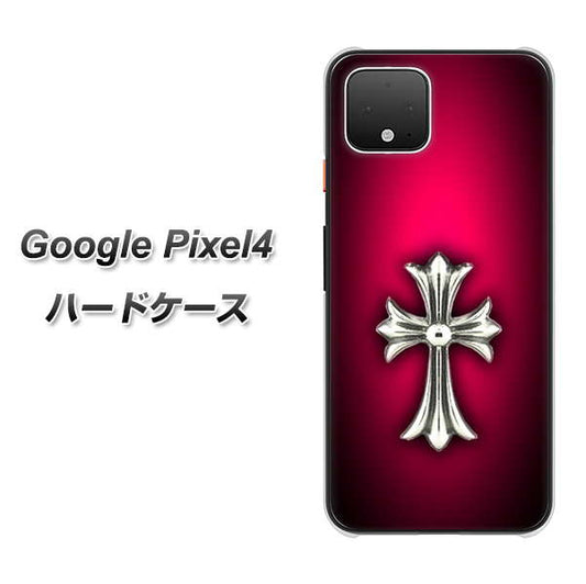 Google Pixel 4 高画質仕上げ 背面印刷 ハードケース【249 クロスレッド】