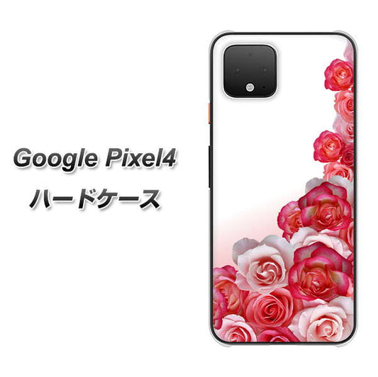 Google Pixel 4 高画質仕上げ 背面印刷 ハードケース【299 薔薇の壁】
