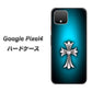 Google Pixel 4 高画質仕上げ 背面印刷 ハードケース【334 クロスブルー】