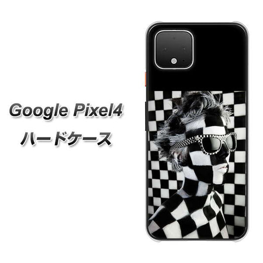 Google Pixel 4 高画質仕上げ 背面印刷 ハードケース【357 bk&wh】