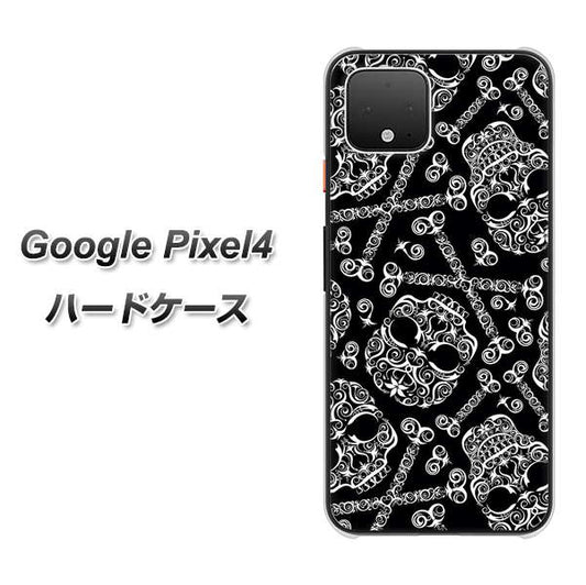 Google Pixel 4 高画質仕上げ 背面印刷 ハードケース【363 ドクロの刺青】