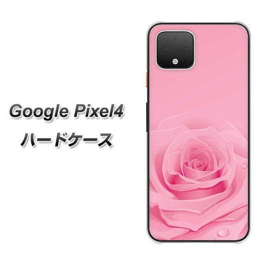 Google Pixel 4 高画質仕上げ 背面印刷 ハードケース【401 ピンクのバラ】