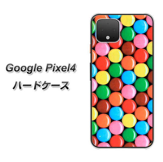 Google Pixel 4 高画質仕上げ 背面印刷 ハードケース【448 マーブルチョコ】