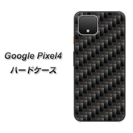 Google Pixel 4 高画質仕上げ 背面印刷 ハードケース【461 カーボン】