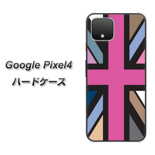 Google Pixel 4 高画質仕上げ 背面印刷 ハードケース【507 ユニオンジャック デスカラー】