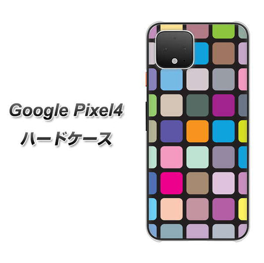 Google Pixel 4 高画質仕上げ 背面印刷 ハードケース【509 カラースクエア】