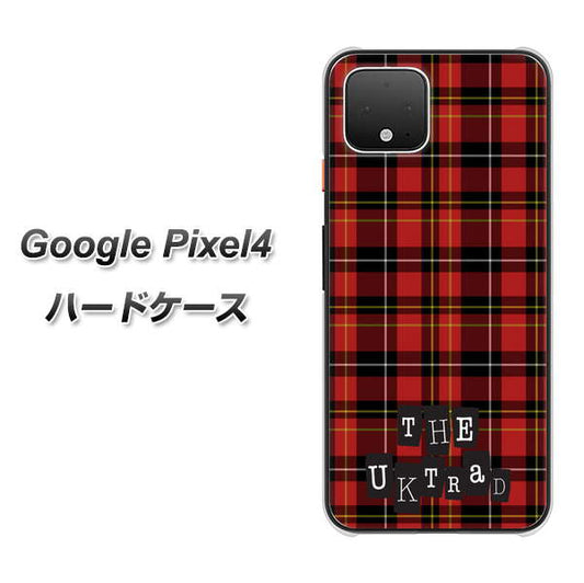 Google Pixel 4 高画質仕上げ 背面印刷 ハードケース【547 THEチェック】