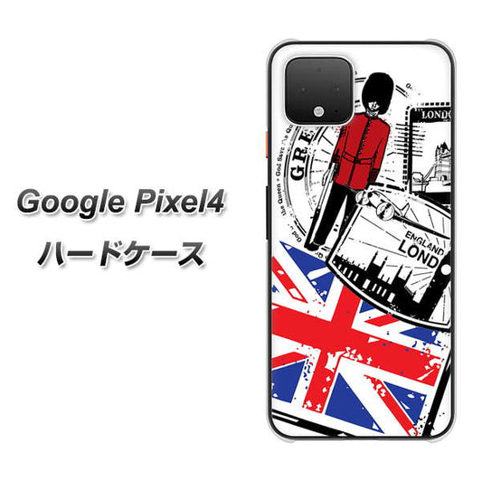 Google Pixel 4 高画質仕上げ 背面印刷 ハードケース【574 ＬＯＮＤＯＮ】