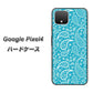 Google Pixel 4 高画質仕上げ 背面印刷 ハードケース【766 ペイズリーブルー】