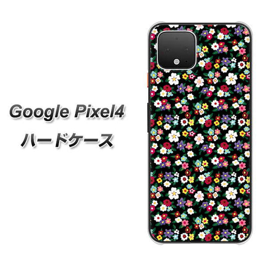 Google Pixel 4 高画質仕上げ 背面印刷 ハードケース【778 マイクロリバティプリントBK】