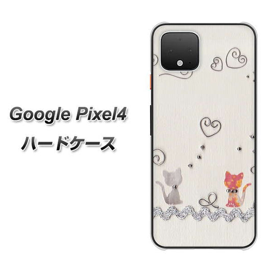 Google Pixel 4 高画質仕上げ 背面印刷 ハードケース【1103 クラフト写真ネコ】