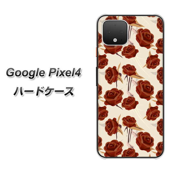 Google Pixel 4 高画質仕上げ 背面印刷 ハードケース【1157 クラシックローズ】