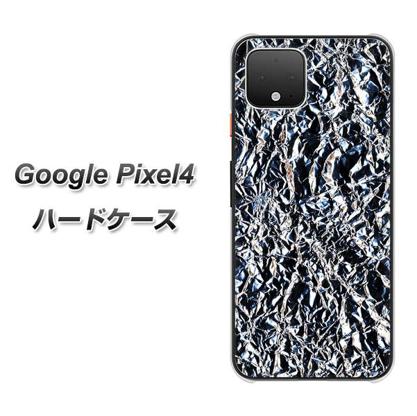 Google Pixel 4 高画質仕上げ 背面印刷 ハードケース【EK835  スタイリッシュアルミシルバー】