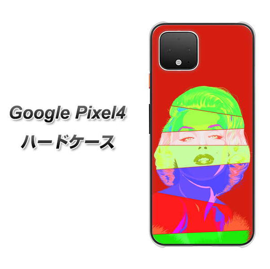 Google Pixel 4 高画質仕上げ 背面印刷 ハードケース【YJ209 マリリンモンローデザイン（B）】