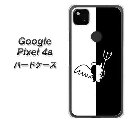 Google Pixel 4a 高画質仕上げ 背面印刷 ハードケース【027 ハーフデビット】