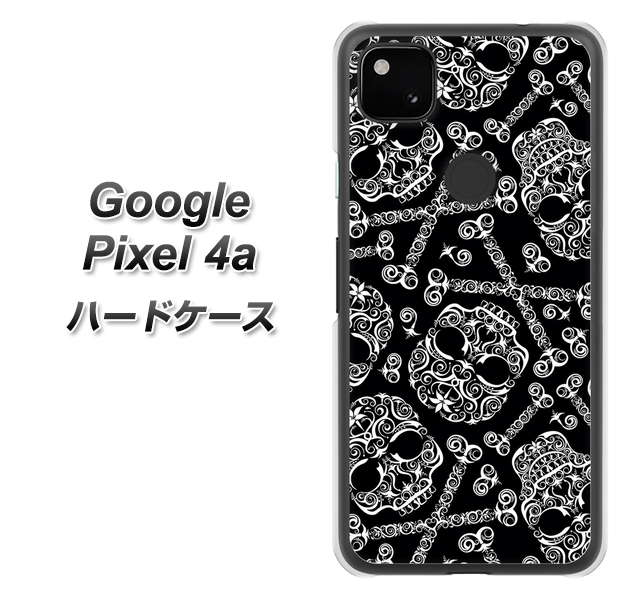 Google Pixel 4a 高画質仕上げ 背面印刷 ハードケース【363 ドクロの刺青】