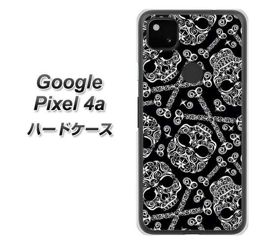 Google Pixel 4a 高画質仕上げ 背面印刷 ハードケース【363 ドクロの刺青】