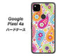 Google Pixel 4a 高画質仕上げ 背面印刷 ハードケース【378 カラフルペイズリー】