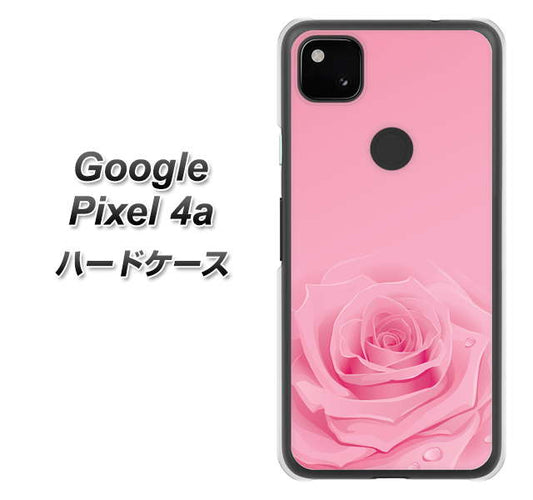 Google Pixel 4a 高画質仕上げ 背面印刷 ハードケース【401 ピンクのバラ】